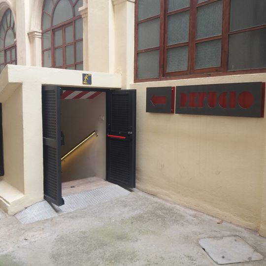 Refugio antiaéreo urbano del Ayuntamiento en Valencia