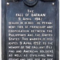 The Fall of Bataan historical marker