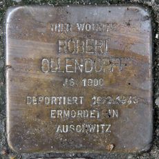 Stolperstein en memoria de Robert Ollendorff