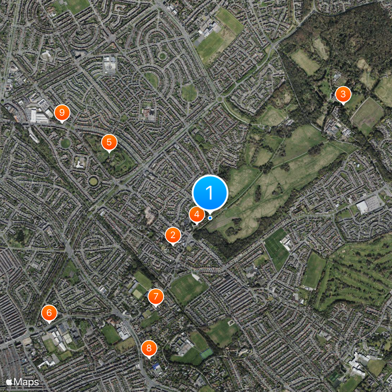 West Derby Map