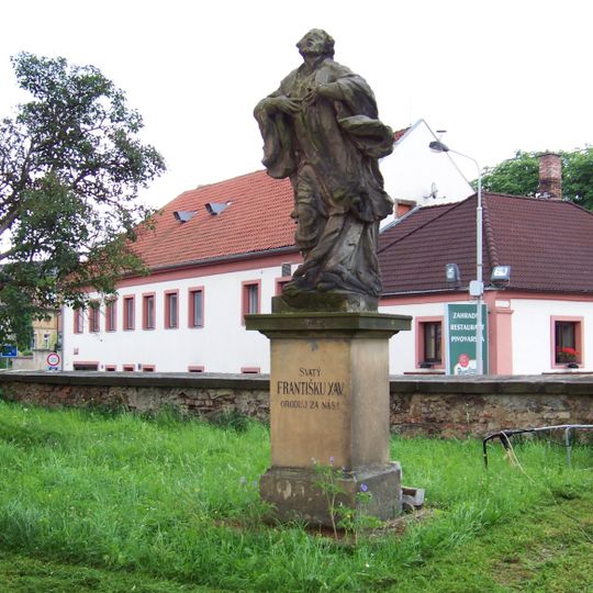 Socha svatého Františka Xaverského v Uhříněvsi