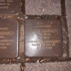 Stolperstein dedicated to Emmy Hannach