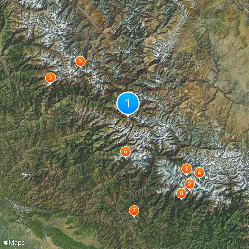 Chitkul Map