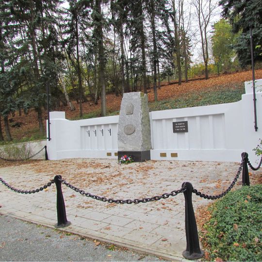 World wars memorial in Slovany