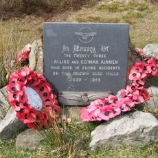 Brown Clee Hill WWII Flying Accidents memorial, Shropshire