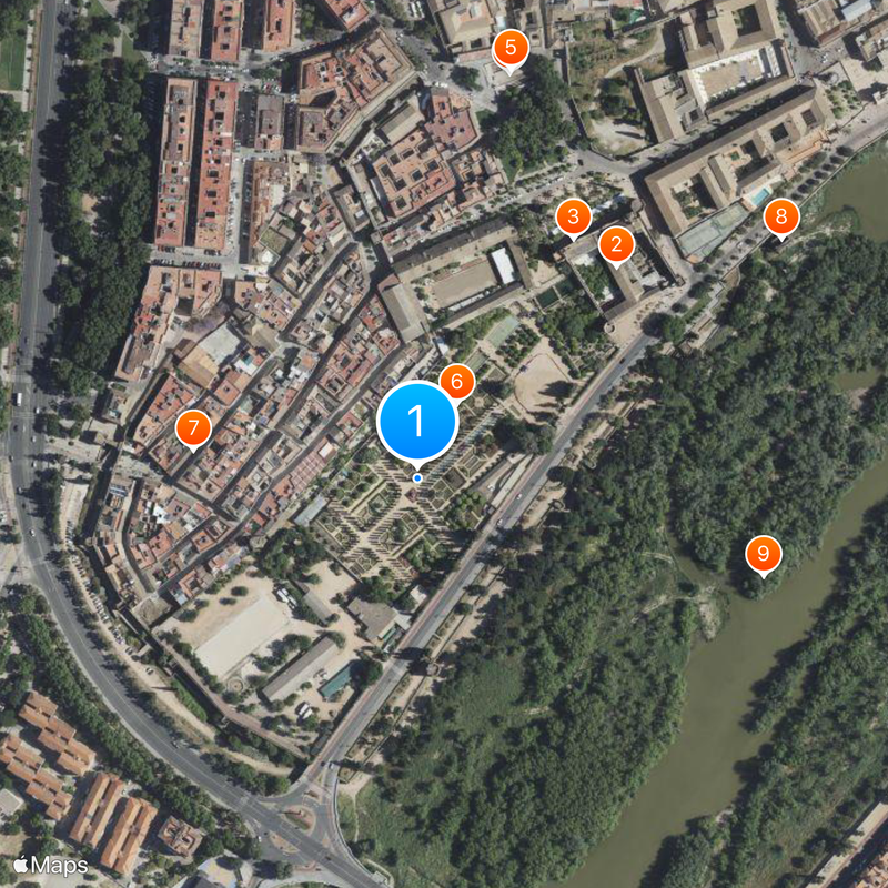 Castle of the Christian Monarchs Map