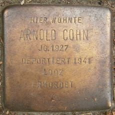 Stolperstein dedicated to Arnold Cohn