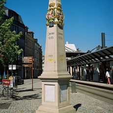 Polish-Saxon Post Milestone in Zwickau