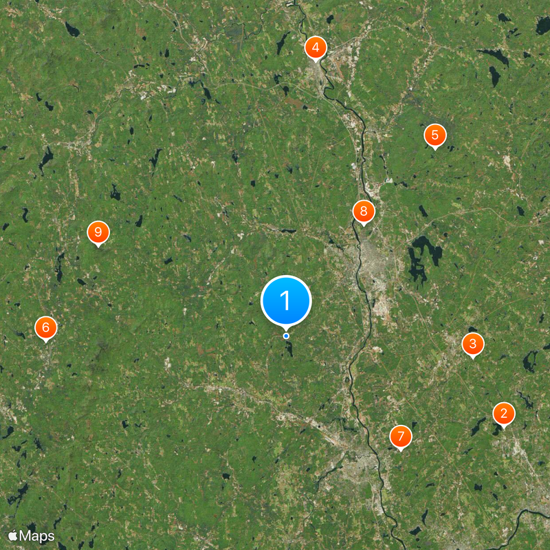 Condado de Hillsborough Mapa