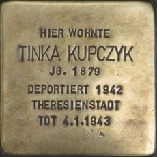 Stolperstein dedicated to Tinka Kupczyk