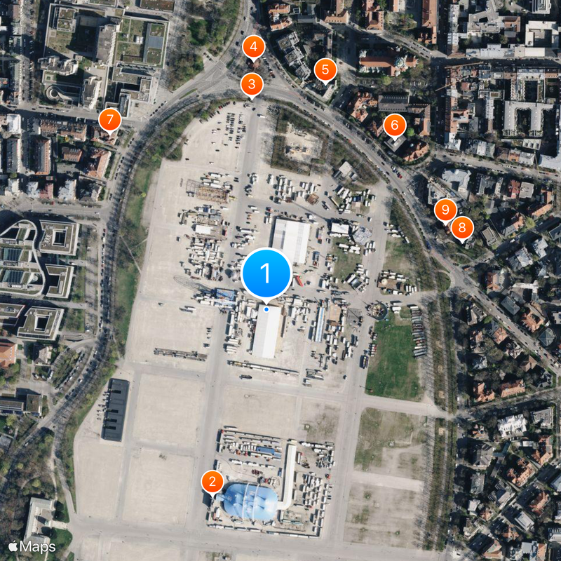 Theresienwiese Map