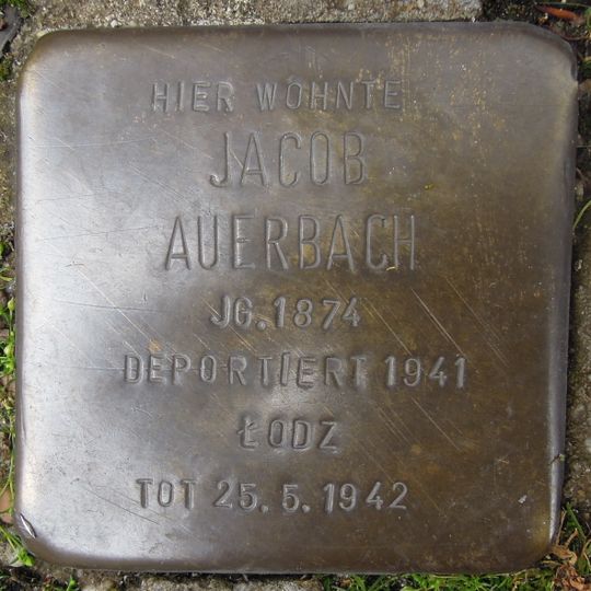 Stolperstein für Jakob Auerbach