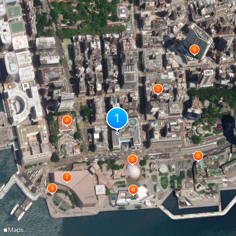 The Peninsula Hong Kong Map