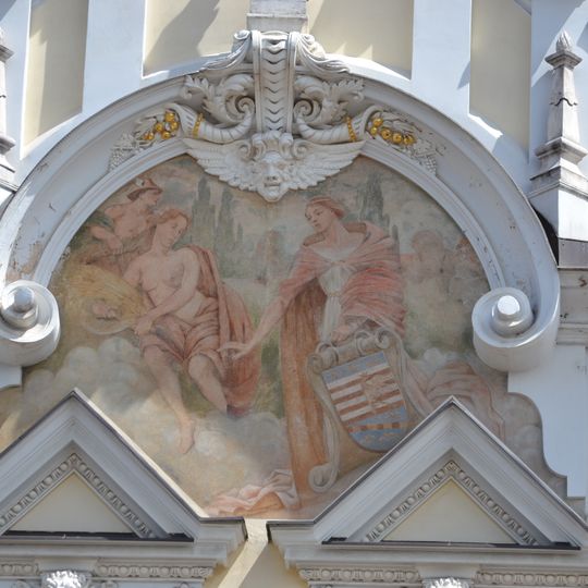 Žobrák, U žobráka, maľba nástenná-vsa