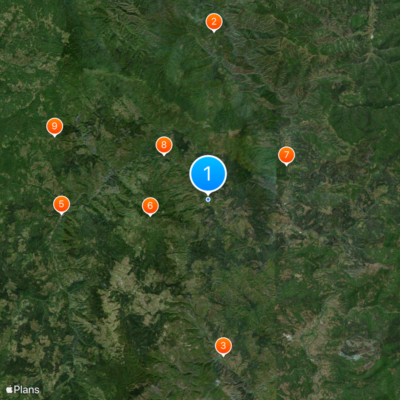 Studenica monastery Map