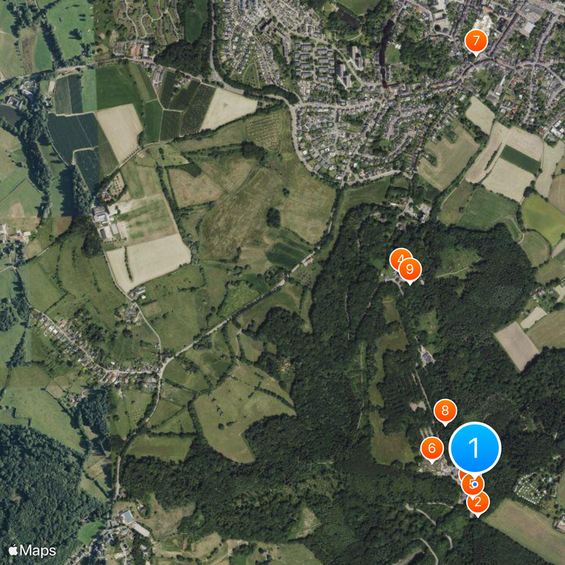 Granica holendersko-niemiecka Mapa