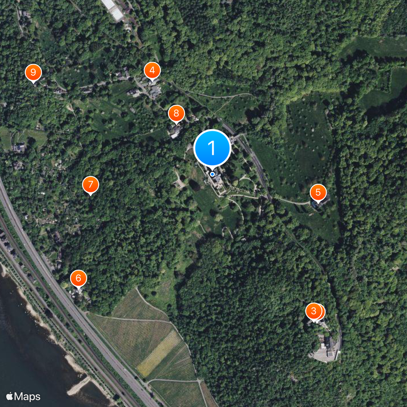 Schloss Drachenburg Mapa