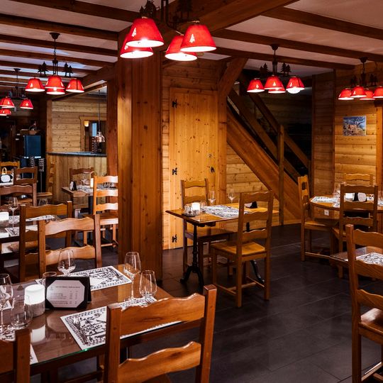Chalet restaurant of the baths