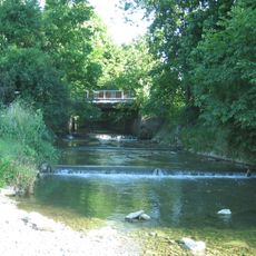 Most Jiráskovy ulice přes Rokytenku ve Vsetíně