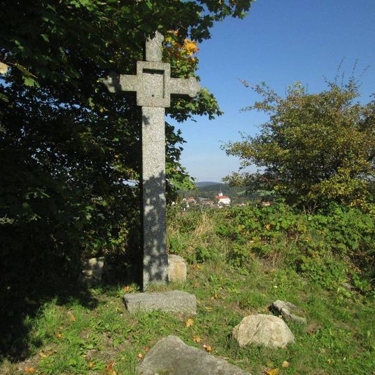 Kříž na křížové cestě u Jistebnice - 12. zastavení