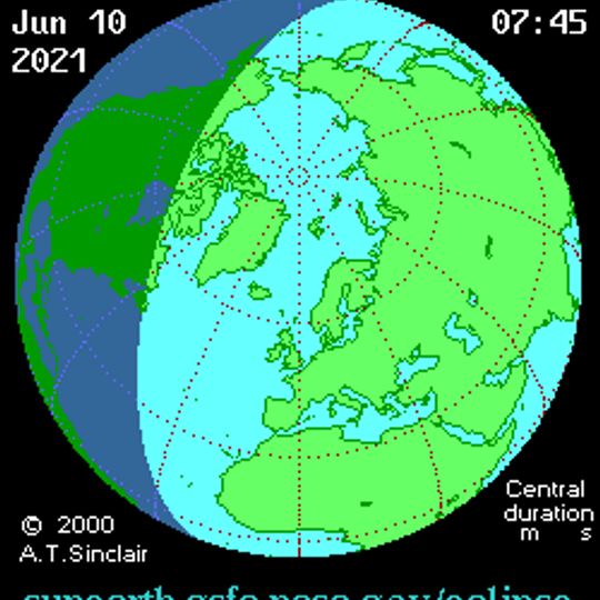 Solar eclipse of June 10, 2021