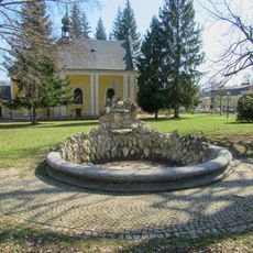 Kašna v Šumperku v Jiráskových sadech
