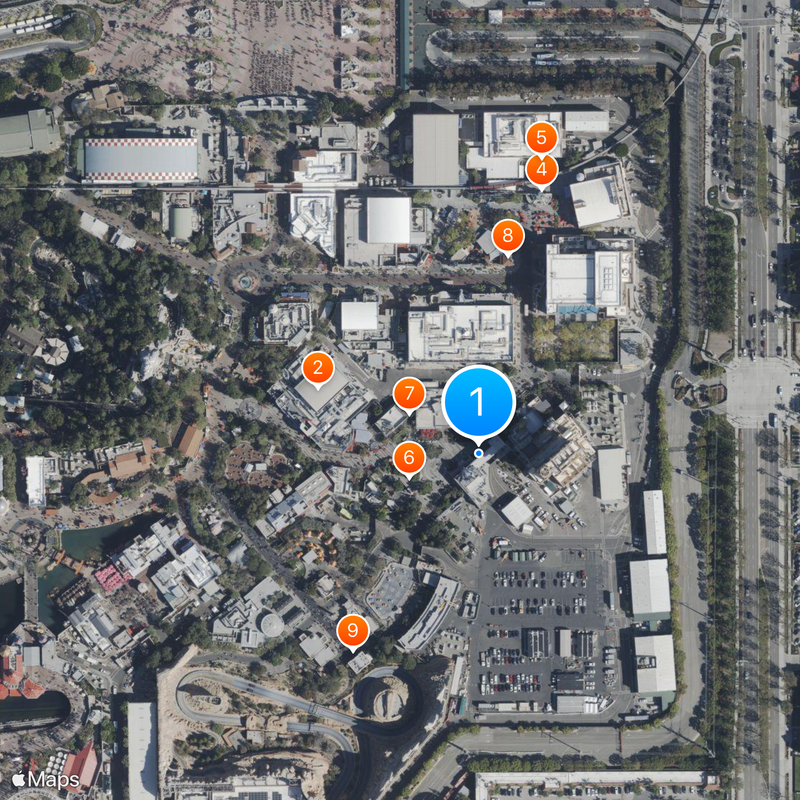 Guardians of the Galaxy – Mission: Breakout! Carte