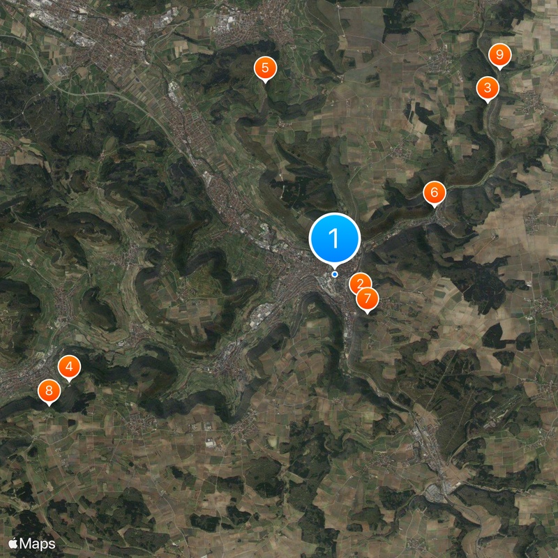 Geislingen an der Steige Mapa