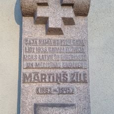 Commemorative plaque to Martins Zile