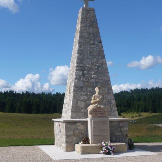 War memorial of Maquis in Échallon