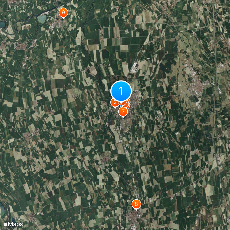 Castle of Racconigi Map