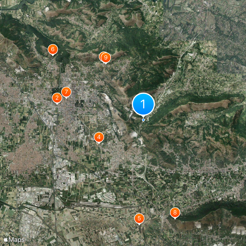 Aqueduc Carolino Carte