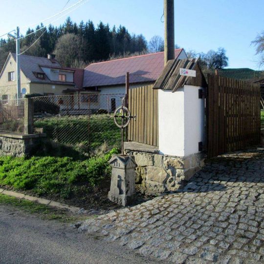 Cross in Mlázovy near the garden