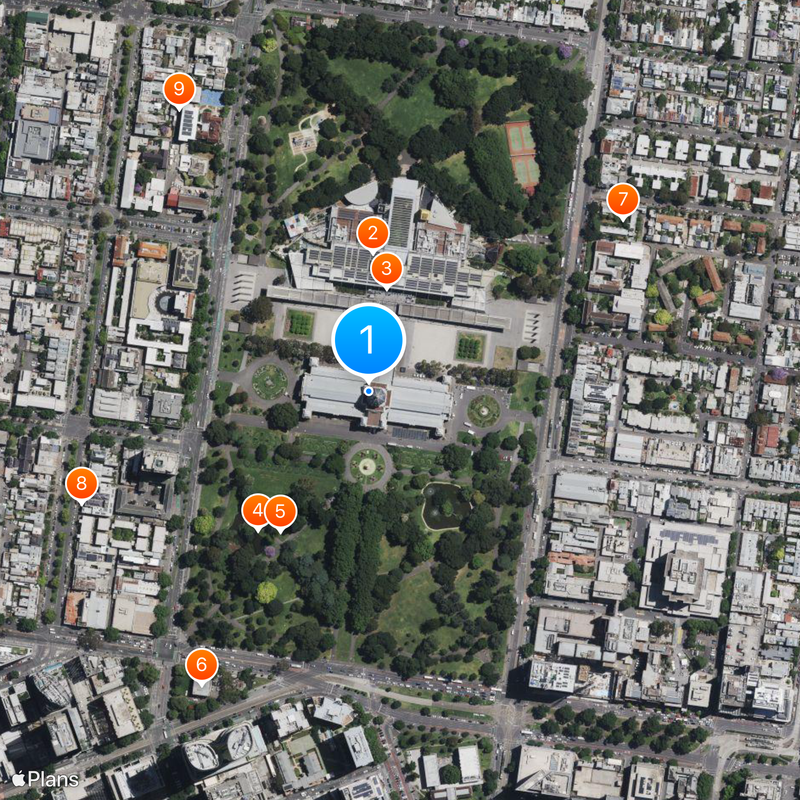 Palais royal des expositions Carte