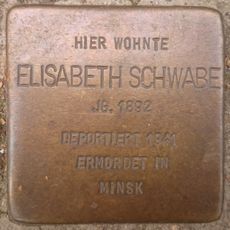 Stolperstein dedicated to Elisabeth Schwabe