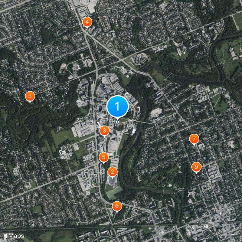 Ivey Business School Map