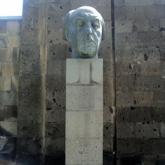 Busts of Avetik Isahakyan in Gyumri