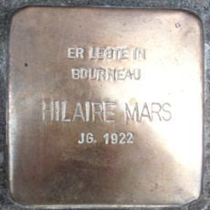 Stolperstein à la mémoire de Hilaire Mars
