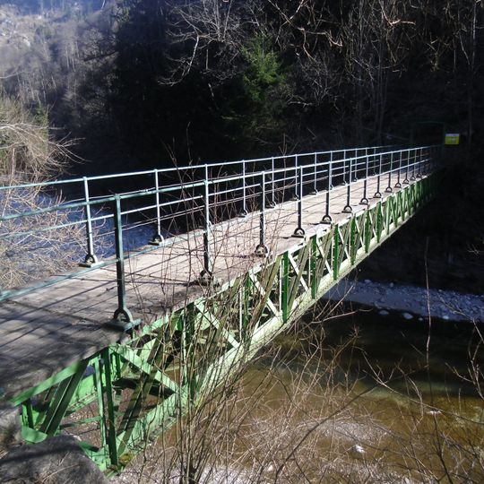 Fußgängerbrücke, Eiserner Steg in der Sillschlucht