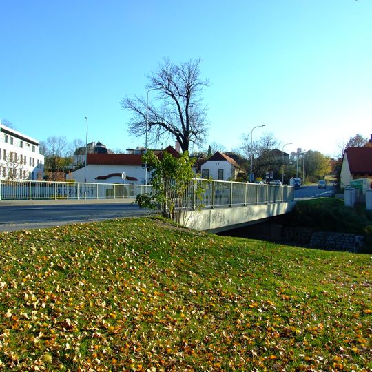 Bridge of Drnovská street over the Litovický potok
