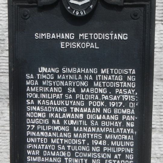 Methodist Episcopal Church historical marker