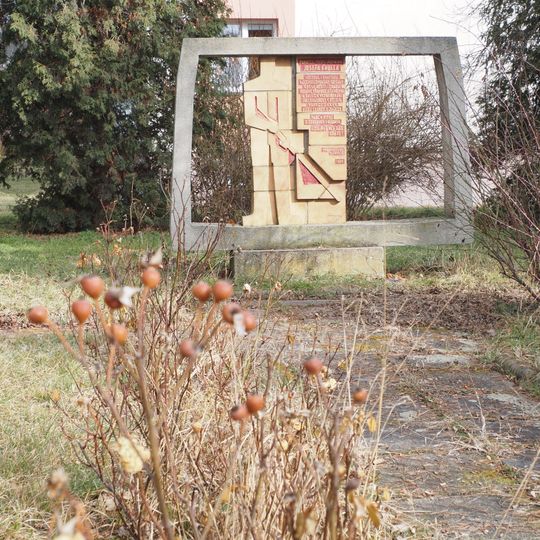 Pomník Josefa Kholla v ulici Josefa Kholla v Rakovníku