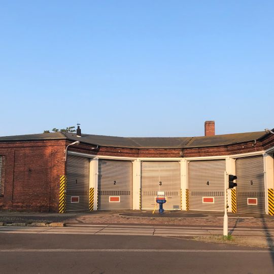 Ringlokschuppen mit Drehscheibe