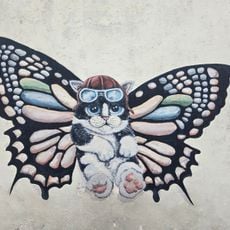 "Cats Walking For Animal Awareness" Mural