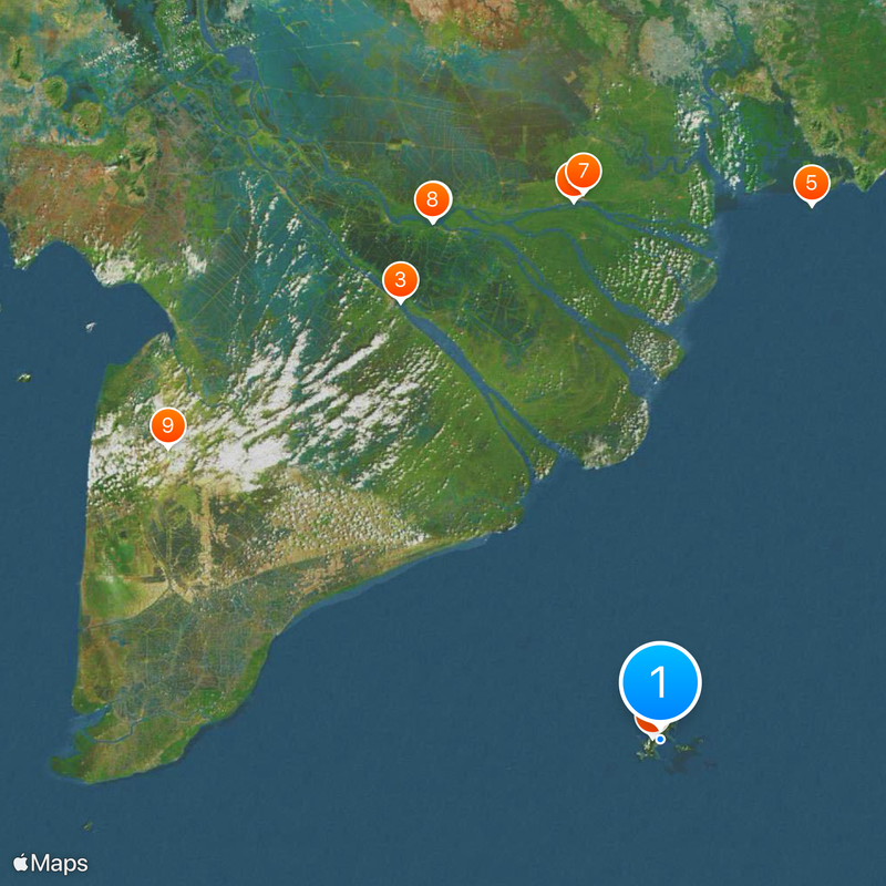 Côn Đảo Prison Mappa