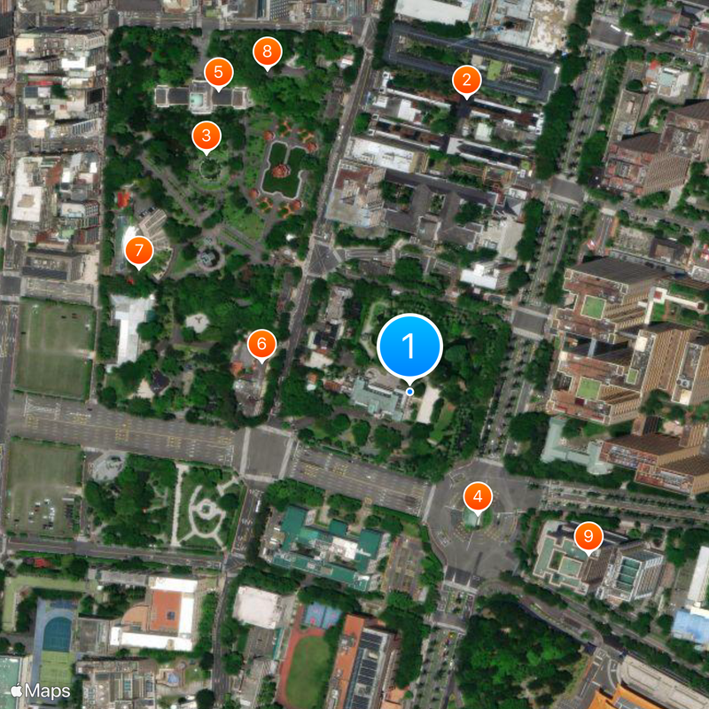 Taipei Guest House Map