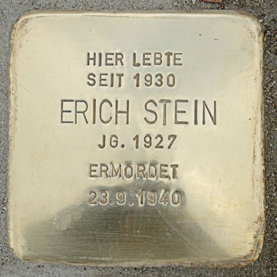 Stolperstein em memória de Erich Stein