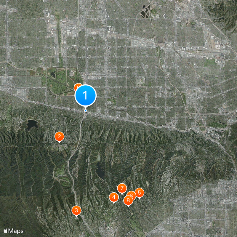 Sherman Oaks Galleria Map