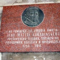 Evanjelické kolégium, tabuľa pamätná