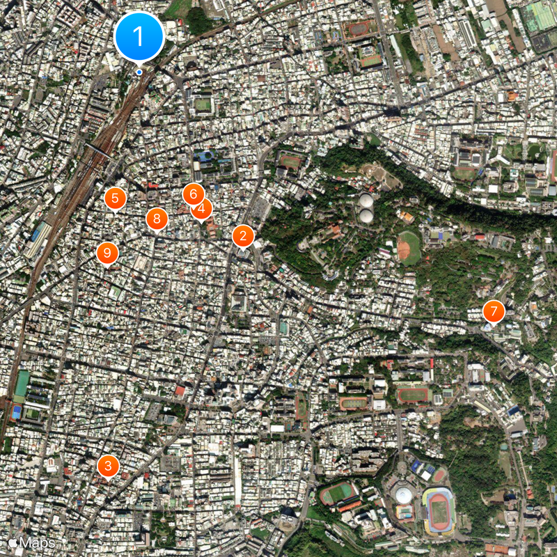 TRA Changhua Roundhouse Map